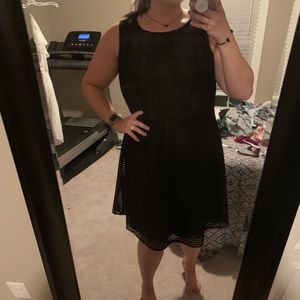 Black Striped Dress